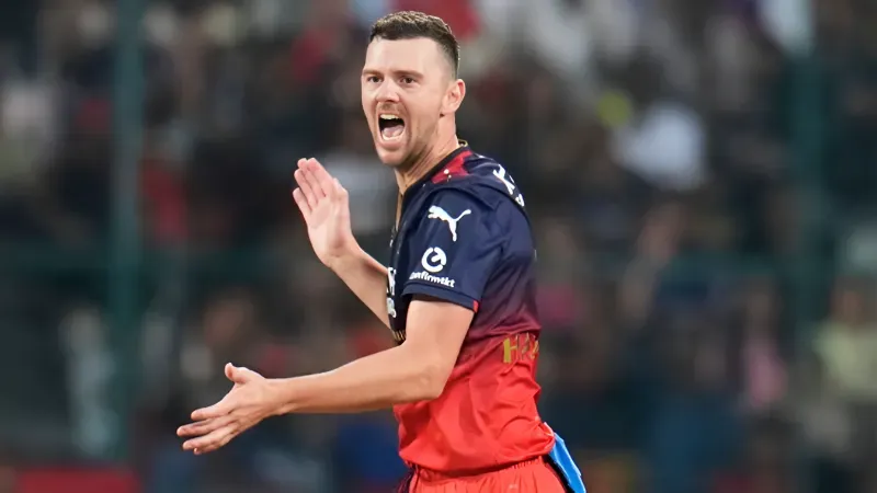 RCB's Strike Weapon in Doubt: Will Hazlewood Miss the Rest of IPL 2025?