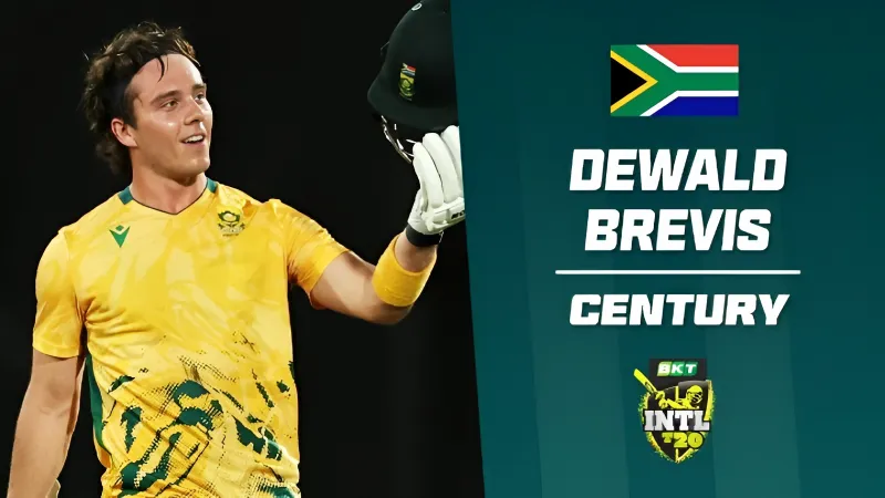 Dewald Brevis Drops a Cricketing Nuke to Keep South Africa Alive