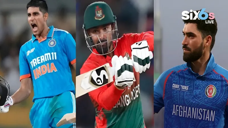Asia Cup 2025 Stars: Shubman Gill and the Five Batters Set to Light Up Dubai