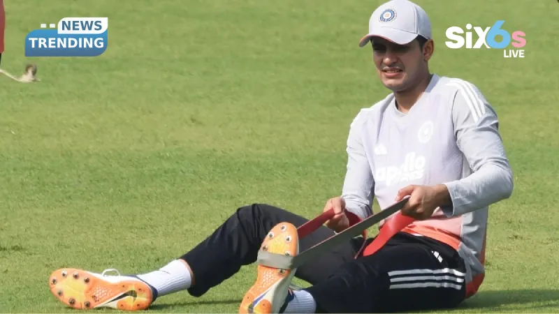 Why Shubman Gill’s Fitness Dilemma Could Rewrite India’s Entire Guwahati Test Strategy